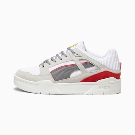 Scuderia Ferrari Slipstream Unisex Sneakers, PUMA White-Gray Violet-Warm White, small-AUS