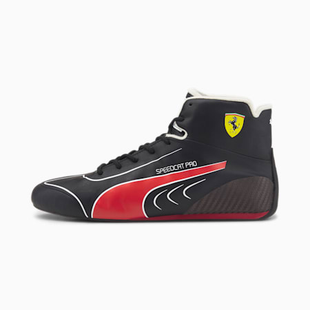 Scuderia Ferrari Speedcat Pro CL Replica Racing Shoes, PUMA Black-Rosso Corsa-PUMA White, small