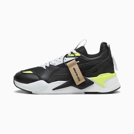 Sneakers AMG RS-X T, PUMA Black-Electric Lime, small