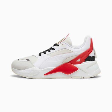 Ferrari RS-X Unisex Sneakers, Frosted Ivory-PUMA White-Rosso Corsa, small-AUS