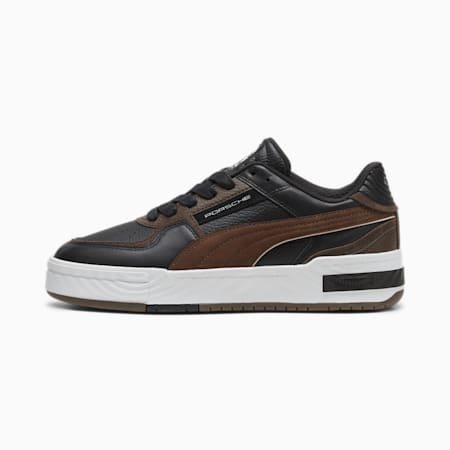 Porsche Legacy CA Pro Crush Unisex Sneakers, PUMA Black-Chestnut Brown, small-AUS