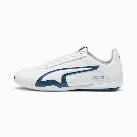 Mercedes-AMG Petronas Motorsport Tune Cat Driving Shoes, PUMA White-Ocean Tropic, small