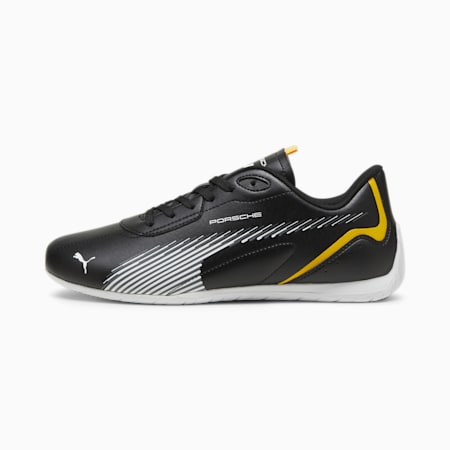 Porsche Legacy Neo Cat 2.0 Driving Shoes, PUMA Black-Lemon Chrome-PUMA White, small