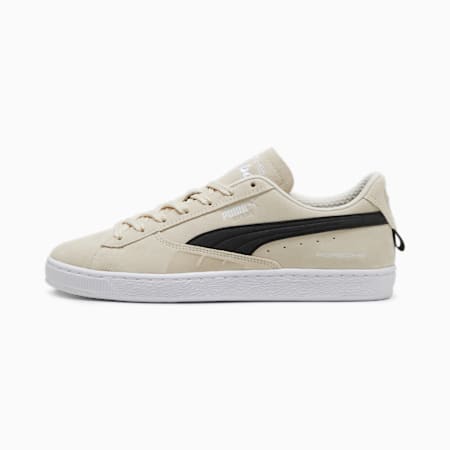 รองเท้าผ้าใบยูนิเซ็กซ์ Porsche Legacy Suede T, Alpine Snow-PUMA Black, small-THA