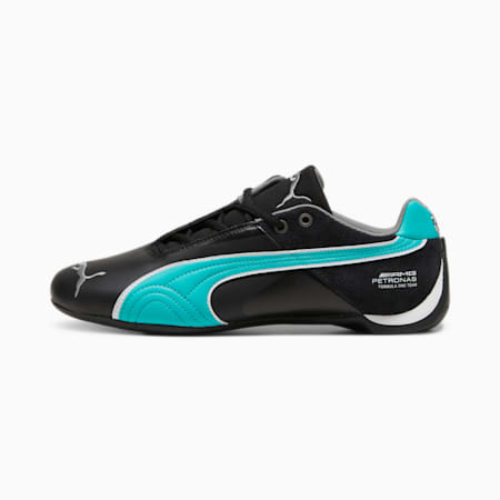 Mercedes AMG-Petronas F1® Future Cat Unisex Shoes, PUMA Black-Sheen Green, small