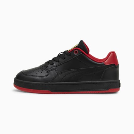 Scuderia Ferrari Caven 2.0 Youth Sneakers, PUMA Black-PUMA Black, small