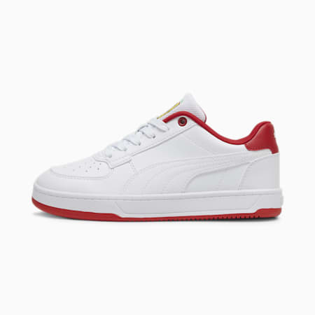 Scuderia Ferrari Caven 2.0 Youth Sneakers, PUMA White-PUMA White, small-AUS