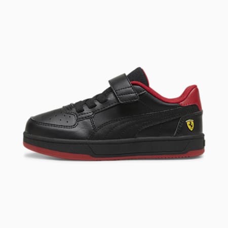 Scuderia Ferrari Caven 2.0 Sneakers - Kids 4-8 years, PUMA Black-PUMA Black, small-AUS