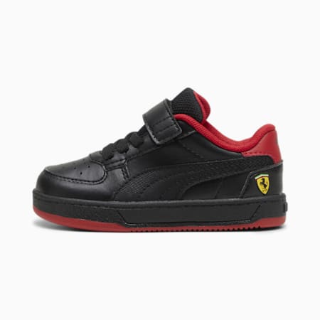 Scuderia Ferrari Caven 2.0 Toddlers' Sneakers, PUMA Black-PUMA Black, small