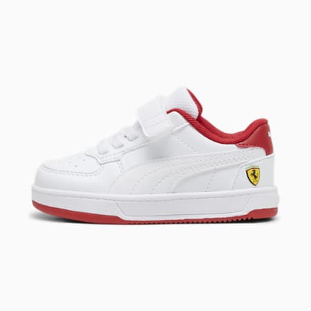 Sneaker Scuderia Ferrari Caven 2.0 per bimbi ai primi passi, PUMA White-PUMA White, small