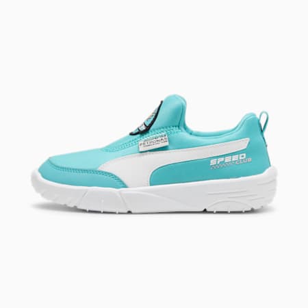 Mercedes-AMG Petronas Motorsport Bao Kart schoenen voor kinderen, Sheen Green-PUMA White, small