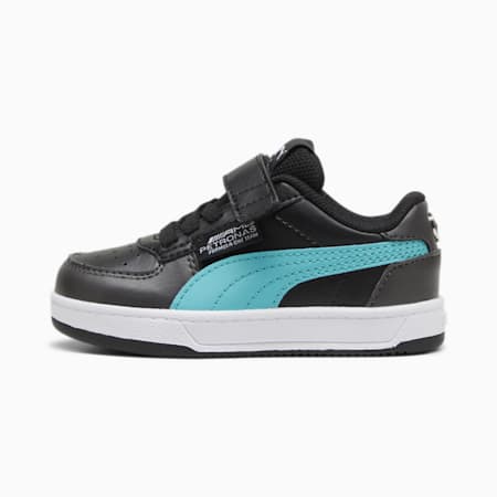 Mercedes-AMG PETRONAS Caven 2.0 Toddlers' Sneakers, PUMA Black-Sheen Green, small