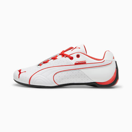PUMA x F1® Future Cat Unisex Motorsport Shoes, PUMA White-Pop Red, small-AUS