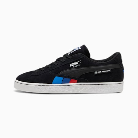 รองเท้าผ้าใบยูนิเซ็กซ์ BMW M Motorsport Suede, PUMA Black, small-THA