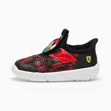 Scuderia Ferrari Slipkart Sneakers Toddler, PUMA Black-Rosso Corsa, small