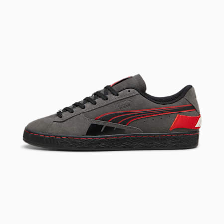 F1 Suede T Sneakers Unisex Shadow Gray Pop Red PUMA SHOP ALL PUMA PUMA