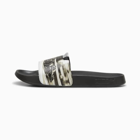 Mercedes-AMG Petronas Formula 1® Leadcat 2.0 Slides Unisex, PUMA Black-Mercedes Team Silver, small-PHL