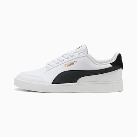 PUMA Shuffle Trainers, Puma White-Puma Black-Puma Team Gold, small-THA