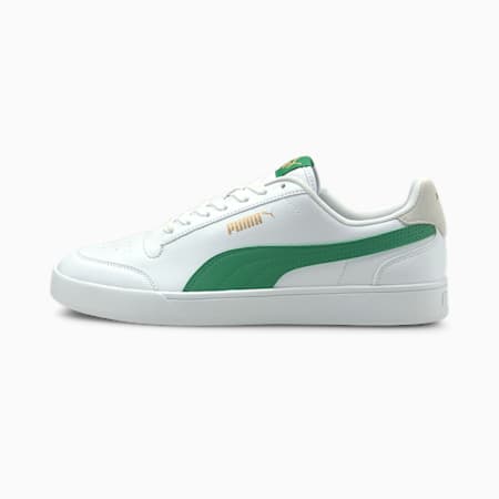 รองเท้าออกกำลัง PUMA Shuffle, Puma White-Amazon Green-Ivory Glow-Puma Team Gold, small-THA