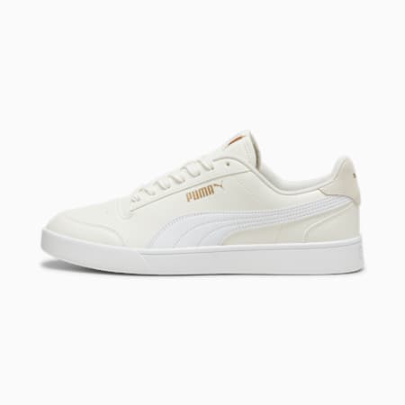 PUMA Shuffle Trainers, Warm White-PUMA White-PUMA Gold, small-IDN