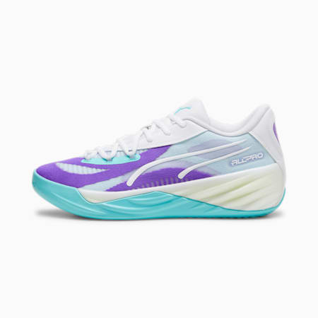 All Pro NITRO™ Men's Basketball Shoes, Deep Aqua-Purple Glimmer, small