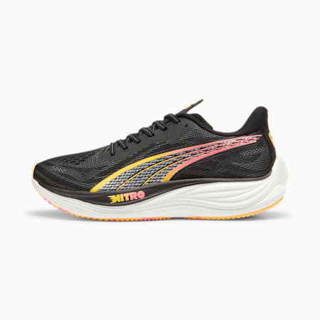 Velocity NITRO™ 3 Men's Running Shoes, PUMA Black-PUMA Silver-Sun Stream, small-PHL