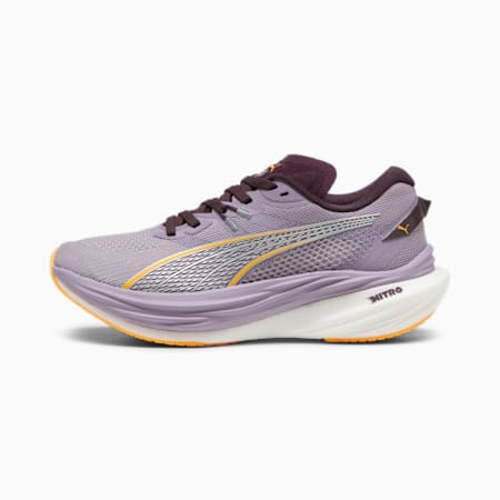 Deviate NITRO™ 3 Laufschuhe Damen, Pale Plum-Midnight Plum-Sun Stream, small