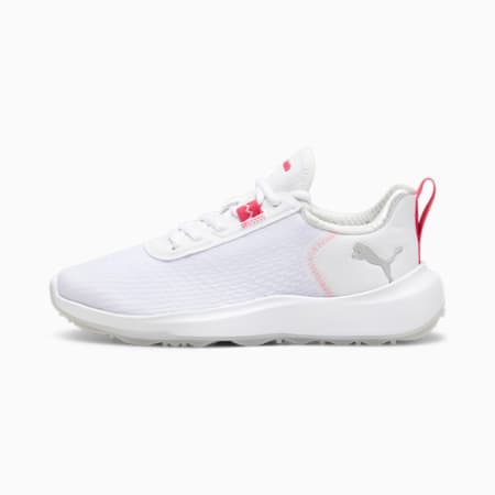 Sepatu Golf Wanita Fusion Crush Sport, PUMA White-Garnet Rose, small-IDN