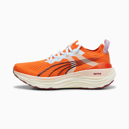 PUMA x lemlem ForeverRun NITRO™ Women's Running Shoes, Cayenne Pepper-Rose Quartz-Icy Blue, small-AUS