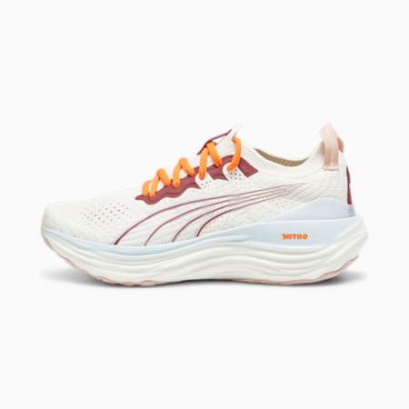 PUMA x lemlem ForeverRun NITRO™ Women's Running Shoes, Warm White-Icy Blue-Team Regal Red, small-AUS