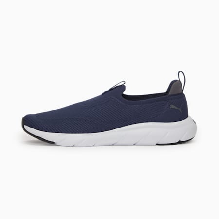 Softride Flex Knit Men's Slip-On Shoes, Club Navy-PUMA White, small-PHL