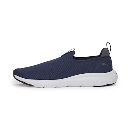 Softride Flex Knit Men's Slip-On Shoes, Club Navy-PUMA White, small-THA