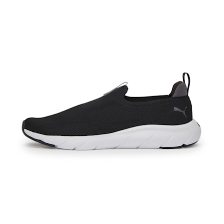 Softride Flex Knit Men's Slip-On Shoes, PUMA Black-PUMA White, small-THA