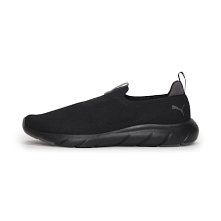 Softride Flex Knit Men's Slip-On Shoes, PUMA Black-Cool Dark Gray-PUMA Black, small-THA