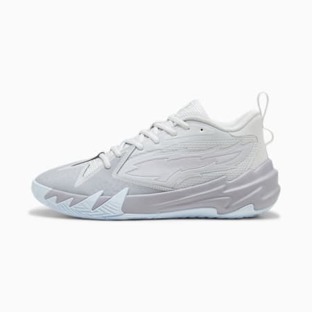 White and grey basketball shoes 2025