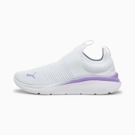 Sepatu Lari Slip-On Wanita SOFTRIDE Pro Echo, Silver Mist-Lavender Alert-PUMA White, small-IDN
