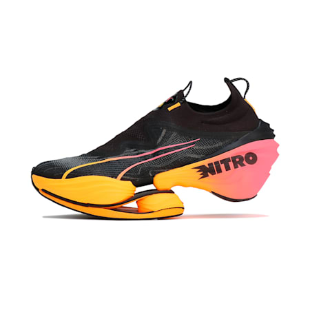 FAST-RB NITRO™ Elite hardloopschoenen voor dames, PUMA Black-Sun Stream-Sunset Glow, small