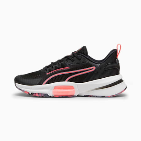 PWRFrame TR 3 Training Shoes Women, PUMA Black-Sunset Glow, small-DFA