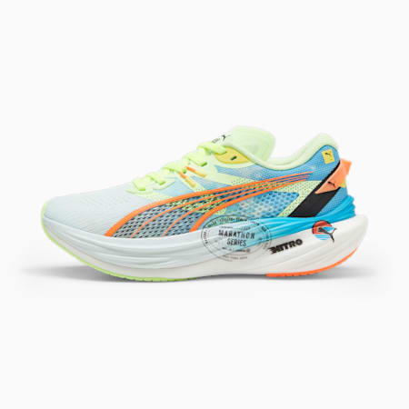 Scarpe da running Deviate NITRO™ 3 da donna, Nitro Blue-Fizzy Apple, small