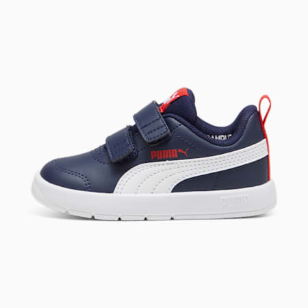 Courtflex V3 Sneakers - Infants 0-4 years, PUMA Navy-PUMA White-PUMA Red, small-AUS