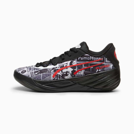 All-Pro NITRO™ Media Day Unisex Basketball Shoes, PUMA Black-PUMA White-For All Time Red, small-AUS