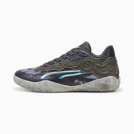 PUMA HOOPS x HARRY POTTER™ Stewie 3 Women's Basketball Shoes, Shadow Gray-Smokey Gray, small-AUS