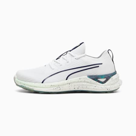 Sepatu Golf PUMA x PALM TREE CREW Electrocat NITRO™, PUMA White-Deep Navy-Fresh Mint, small-IDN