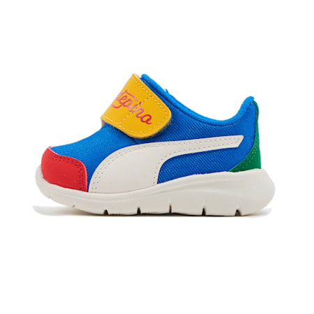 푸마 바오 3 AC 베베드피노 INF<br>PUMA BAO 3 AC BBDP INF, Ignite Blue-Frosted Ivory-Yellow Sizzle-For All Time Red, small-KOR