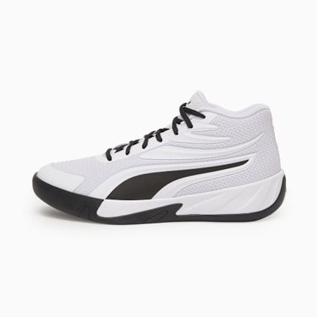 Puma basketball shoes black and white cheap