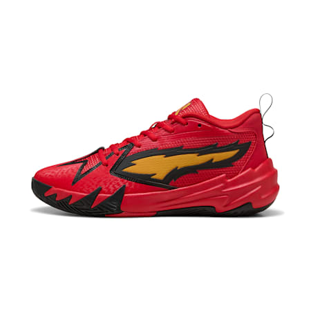 Scoot Zeros Retro Portland Basketball Shoes, For All Time Red-Yellow Sizzle, small-DFA