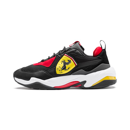 Ferrari Thunder Trainers, Puma Black-Rosso Corsa, small-SEA