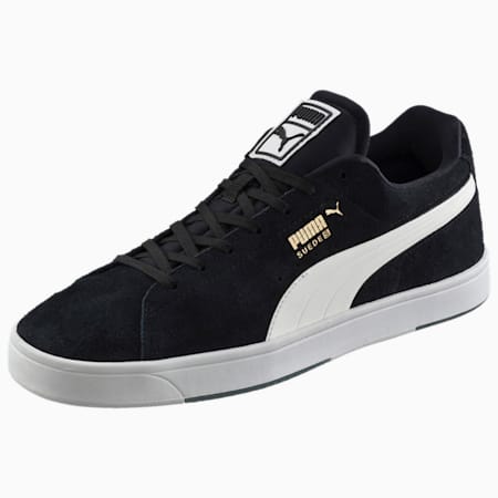 Suede S Trainers, black-white, small-SEA