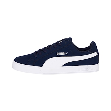 PUMA Smash Vulc Unisex Sneakers | Peacoat-Puma White | PUMA Men's ...