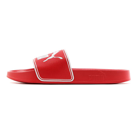 Leadcat Unisex Slides, High Risk Red-Puma White, small-AUS